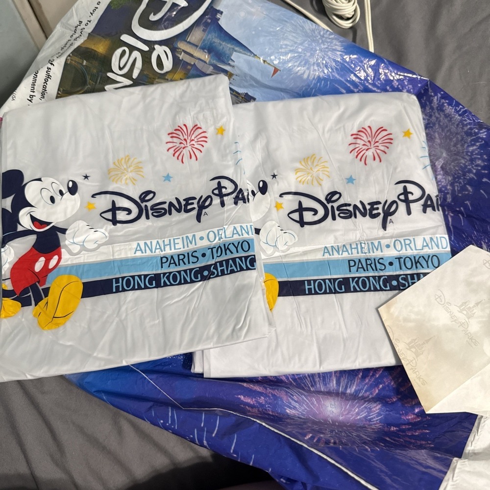 (2) Disney Parks Adult Rain Poncho - NEW